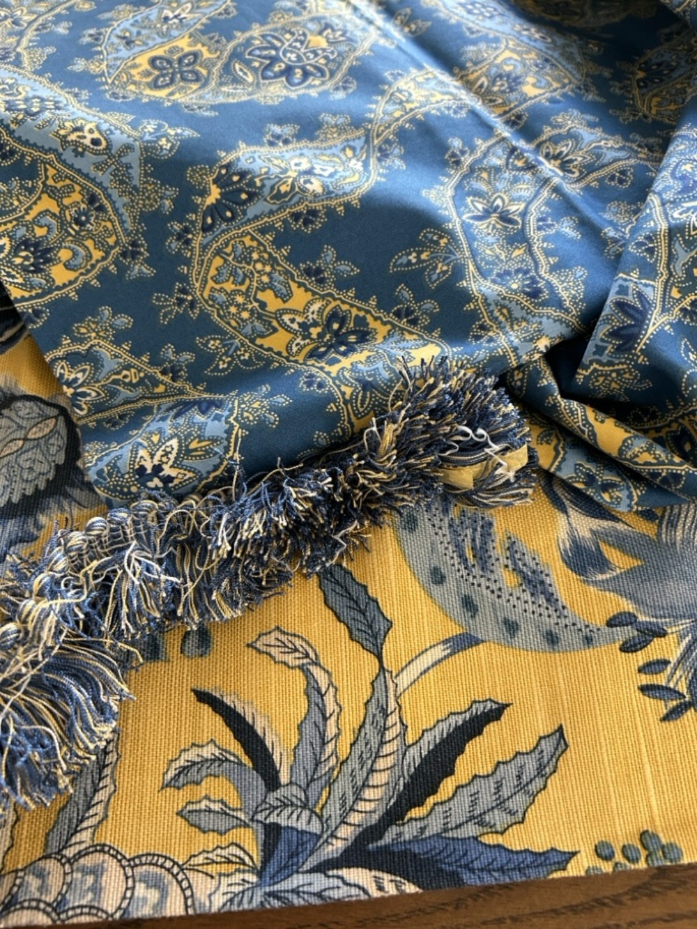 Schumacher Designer Fabric. 2.9” yds - Picture 6 of 13